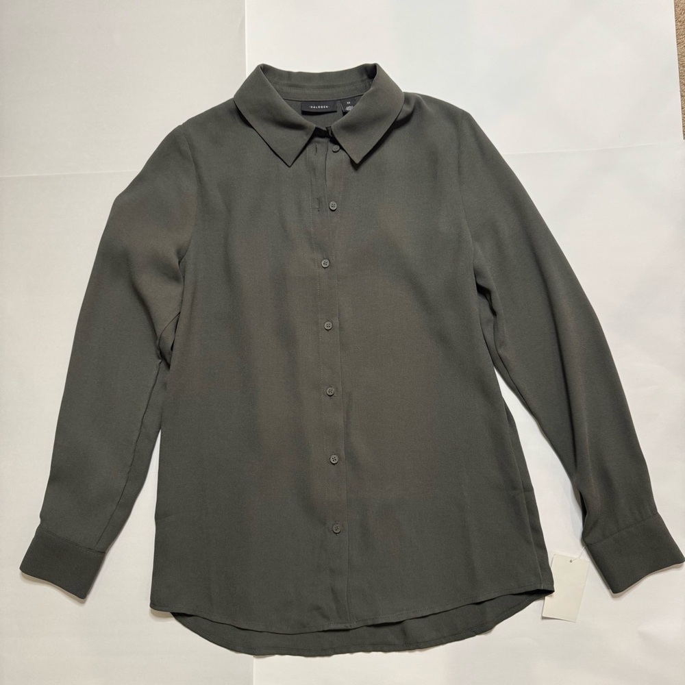 NWT HALOGEN Button Up Shirt Size XS
